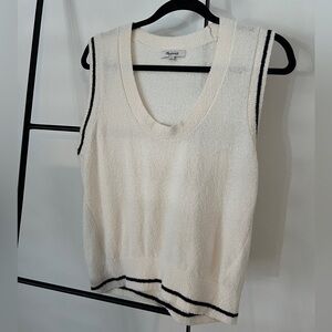 Madewell Bouclé-Knit Sweater Tank - Vintage Ivory